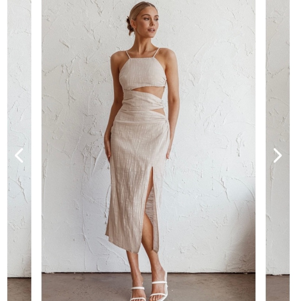 Virgin Islands Cut-Out Midi dress - NEW TAGS ON